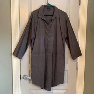 Eileen Fisher Linen Blend Tunic Dress